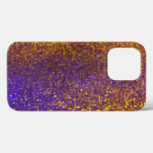 Paarse Glitter Custom Name Hoesje-Mate iPhone Case (Achterkant (horizontaal))