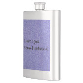 Paarse glitter die ik heb gemaakt... flacon (Links)