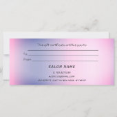 Paarse glitter drijft holografisch schaar haar (Achterkant)