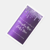 PAARSE GLITTER DRIP ELEGANT SERVET (Hoek)