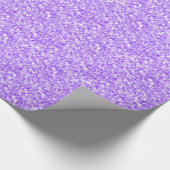 Paarse glitter en sparkles Patroon Cadeaupapier (Hoek)