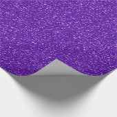 Paarse Glitter Gift Wrap Cadeaupapier (Hoek)