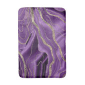 Paarse glitter Glam 1 Badmat (Voorkant Verticaal)