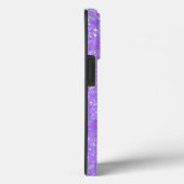 Paarse Glitter Glans Elegant Persoonlijk Case-Mate iPhone Case (Achterkant / Rechts)