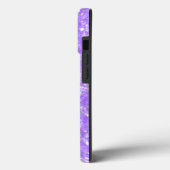 Paarse Glitter Glans Elegant Persoonlijk Case-Mate iPhone Case (Achterkant / Links)