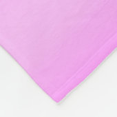 Paarse Glitter Glans Metaal Monogram Naam Fleece Deken (Hoek)