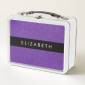 Paarse Glitter, Glitter Achtergrond, Jouw naam (Voorkant)