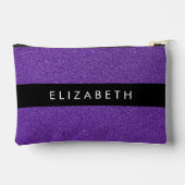 Paarse Glitter, Glitter Achtergrond, Jouw naam Etui (Achterkant)