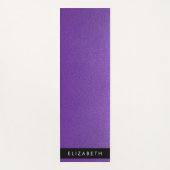 Paarse Glitter, Glitter Achtergrond, Jouw naam Yogamat (Voorkant)
