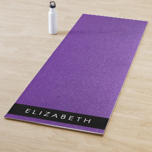 Paarse Glitter, Glitter Achtergrond, Jouw naam Yogamat