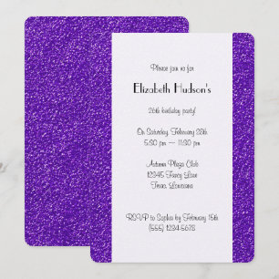 Paarse Glitter, Glitter Background, Birthday Kaart