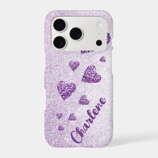 Paarse glitter hartenlavendel