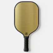 Paarse Glitter High Heel Shoe op Goud | Pickleball Paddle (Achterkant)