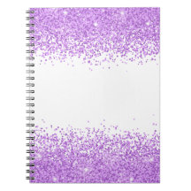 Paarse Glitter iPad Air Cover