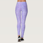 Paarse Glitter Leggings (Achterkant)