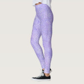 Paarse Glitter Leggings (Links)