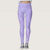 Paarse Glitter Leggings (Voorkant)