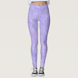 Paarse Glitter Leggings