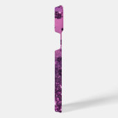 Paarse Glitter Leopard Print iPhone Hoesje (Rechterkant)