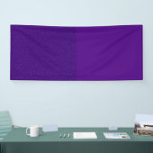 Paarse Glitter Linker Accent Banner – Aanpasbaar (Beurs)