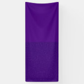 Paarse Glitter Linker Accent Banner – Aanpasbaar (Verticaal)