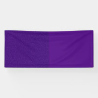 Paarse Glitter Linker Accent Banner – Aanpasbaar