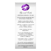 Paarse Glitter Lip Instructies 2 Reclamekaart (Achterkant)