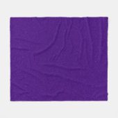 Paarse Glitter Look Fleece Deken – (Voorkant (Horizontaal))