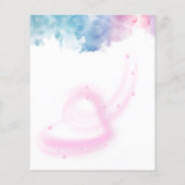Paarse Glitter Luxe Drip Salon Flyer (Achterkant)