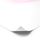 Paarse Glitter Luxe Drip Salon Perfect Poster (Hoek)