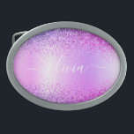 Paarse Glitter Metal Monogram Naam Modern Gesp<br><div class="desc">Paarse Faux Folie Metallic Sparkle Glitter Brushed Metal Monogram Naam riemgesp. Dit maakt het perfecte afstuderen,  zoet 16 16th,  18th,  21st,  30th,  40th,  50th,  60th,  70th,  80th,  90th,  100th Birthday,  bruiloft,  vrijgezellenfeest,  jubileum,  baby shower of vrijgezellenfeest cadeau voor iemand die houdt van glamoureuze luxe en chique stijlen.</div>