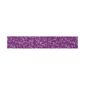 Paarse Glitter Middennacht Uitnodigingen Wikkel (Vlak)