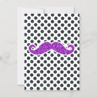 PAARSE GLITTER MUSTACHE POLKA DOTS