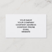 PAARSE GLITTER MUSTACHE POLKA DOTS VISITEKAARTJE (Achterkant)