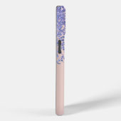 Paarse Glitter Ombre Diamanten Case-Mate iPhone Case (Achterkant / Rechts)