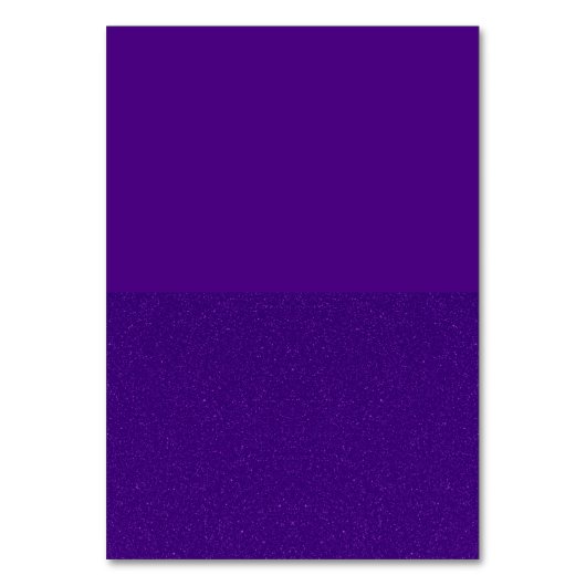 Paarse Glitter Onderkant Tafelkaart – Aanpasbaar Kaart (Voorkant)