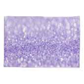 Paarse Glitter Personaliseert Hoesje Pillow Kussensloop (Achterkant)