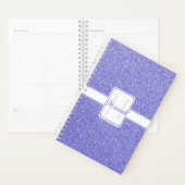 Paarse Glitter Personalized Planner (Display)