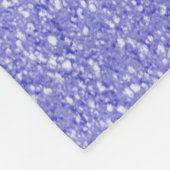 Paarse Glitter Personalized Throw Blanket Fleece Deken (Hoek)