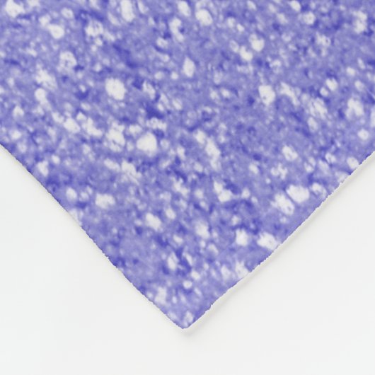 Paarse Glitter Personalized Throw Blanket Fleece Deken (Hoek)