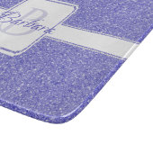 Paarse Glitter Personeelsklare snijraad Snijplank (Hoek)