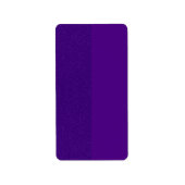 Paarse Glitter Retour Adreslabels – Aanpassen Etiket (Voorkant)