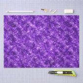 Paarse Glitter Schittering Glam Elegant Ontwerp Tissuepapier (Craft)