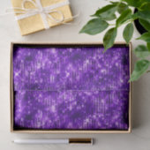 Paarse Glitter Schittering Glam Elegant Ontwerp Tissuepapier (Geschenk)