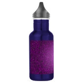 Paarse Glitter Sequin Disco 32 oz. Waterfles (Links)