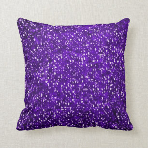 Paarse glitter Sparkle Bling Accent Pillow Kussen