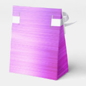 Paarse Glitter Sparkle Eyelashes Monogram Naam Bedankdoosjes (Achterkant)