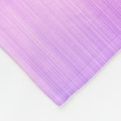 Paarse Glitter Sparkle Eyelashes Monogram Naam Fleece Deken (Hoek)