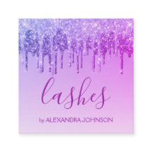 Paarse glitter Sparkle Lashes