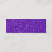 Paarse glitter, Sparkly, Glitter Background Mini Visitekaartje (Achterkant)